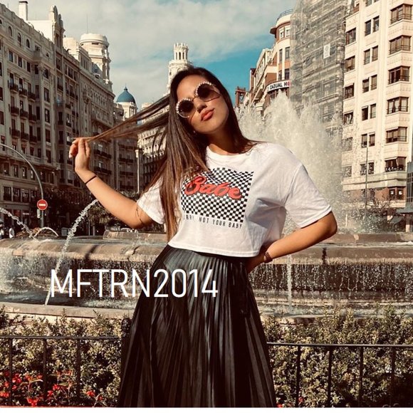 LAST ONE!!! ZARA Faux Leather Pleated Midi Skirt - Picture 4 of 12